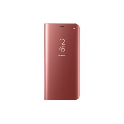 FLIP COVER "CLEAR VIEW" SAMSUNG GALAXY J6 2018 PINK FLIP COVER "CLEAR VIEW" SAMSUNG GALAXY J6 2018 PINK